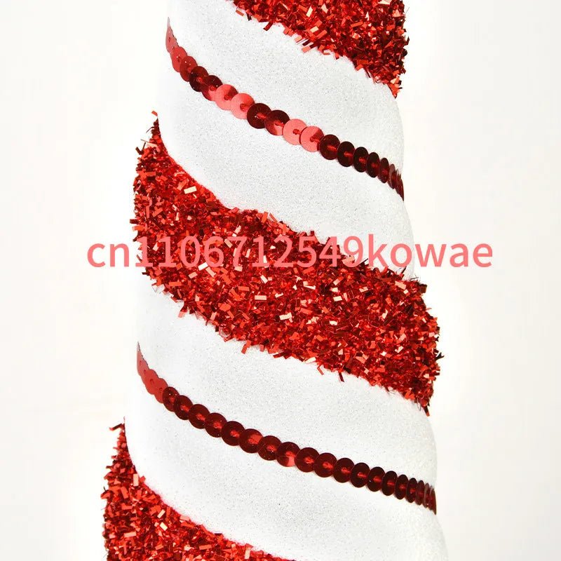 Decorações de Natal: Torre de Árvore Cônica, Decoração de Mesa em Plástico em Forma de V, Decoração de Vitrine para Cafeteria - Kasa & Pet
