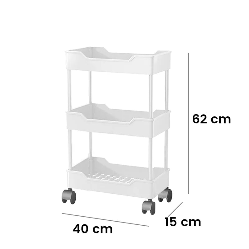 Carrinho organizador de cozinha móvel de 3/4 camadas com rodas, carrinho de armazenamento, prateleira, banheiro, rack de armazenamento, carrinho de bar