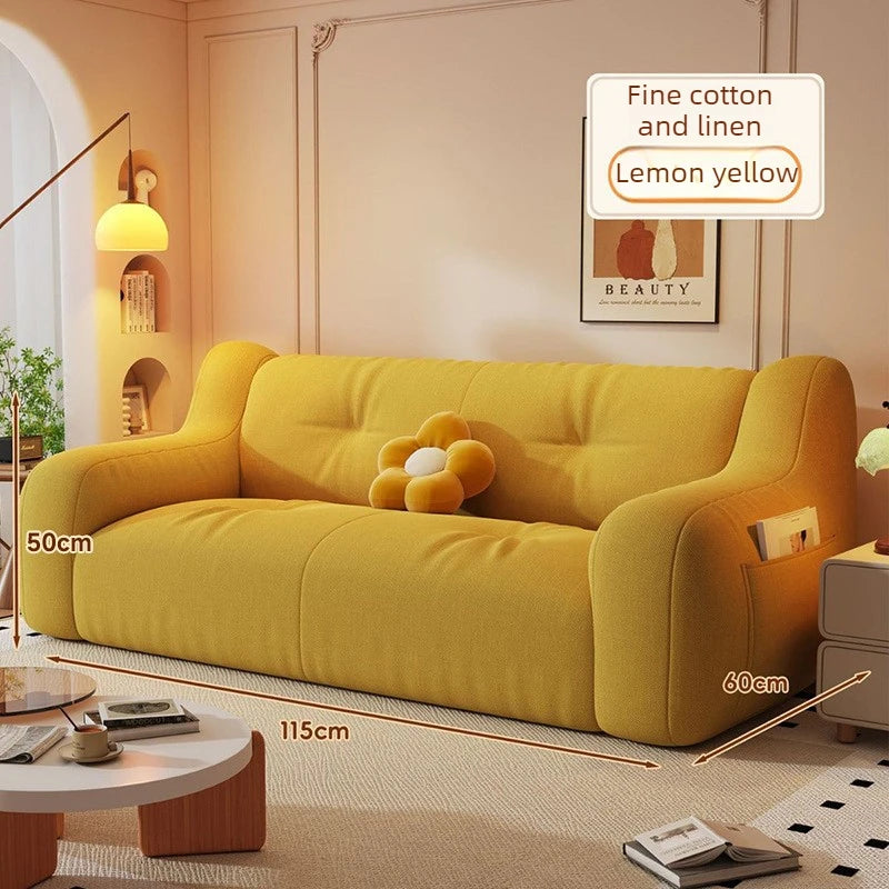 Sofás Bean Bag para 2 Pessoas, Sofás Confortáveis para Sala de Estar, Sofá Bean Bag Portátil para Varanda e Quarto, Tatami Pequeno