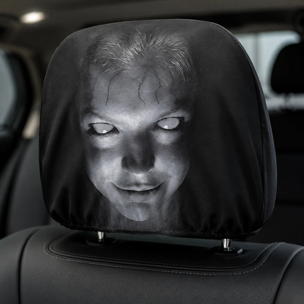 Capas de Apoio de Cabeça para Carro de Halloween: Protetores Divertidos de Desenho Animado para Encosto de Banco Dianteiro - Decoração Automotiva 2026