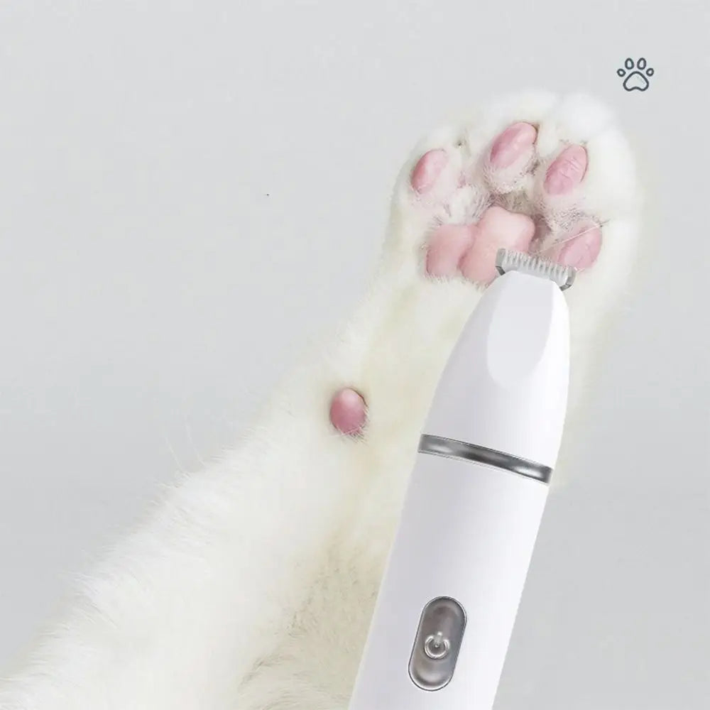 Máquina de Cortar Pelos de Animais Recarregável, Baixo Ruído, Cortador Elétrico Multifuncional, Cortador de Pelos Sem Fio Recarregável por USB