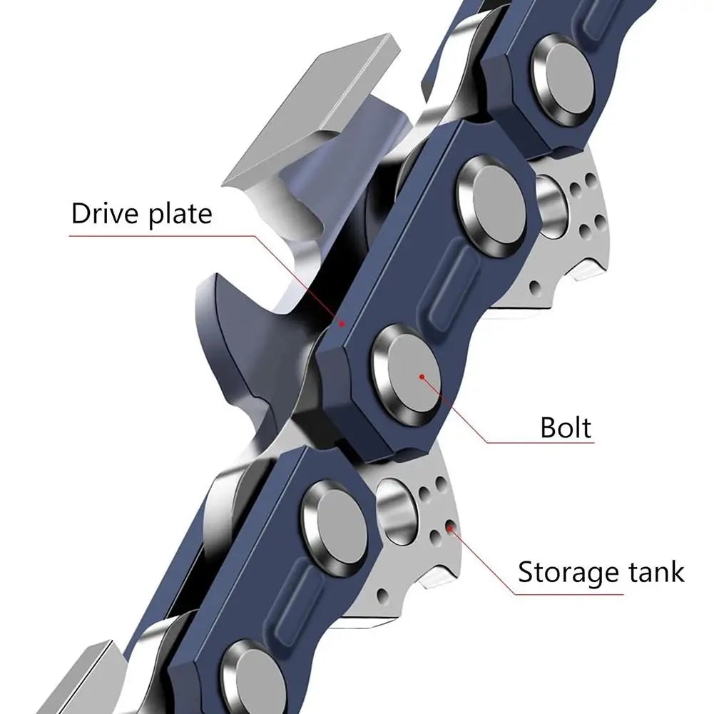 Correntes de Metal Versáteis de 6/8 Polegadas para Motosserras, Peças de Reposição para Serras Elétricas e Equipamentos de Corte de Madeira