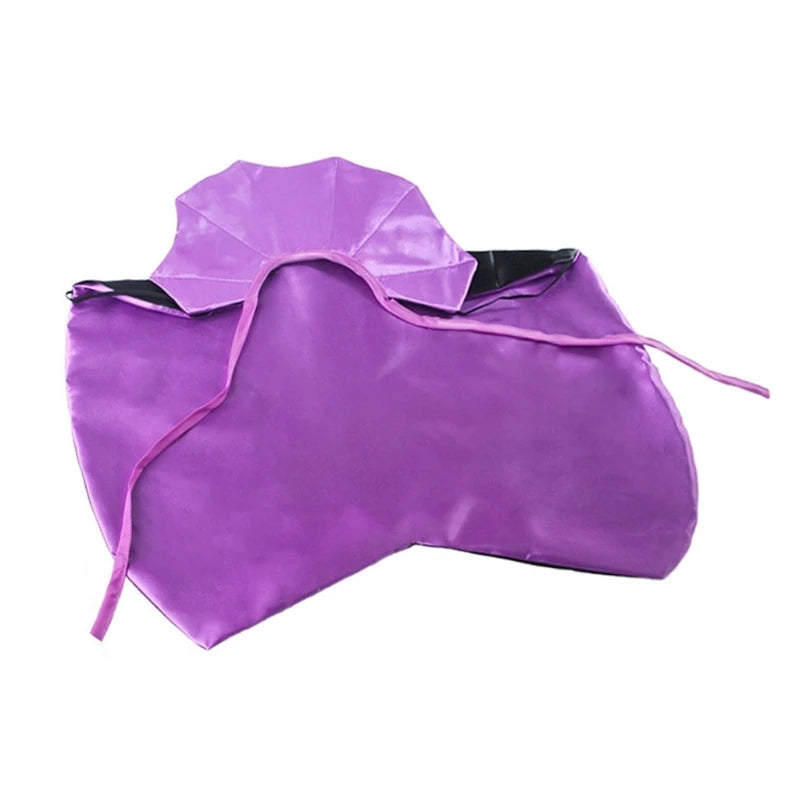 Fantasia halloween para animais estimação, capa fácil usar, amarrada, design confortável, poliéster, roupa para cosplay