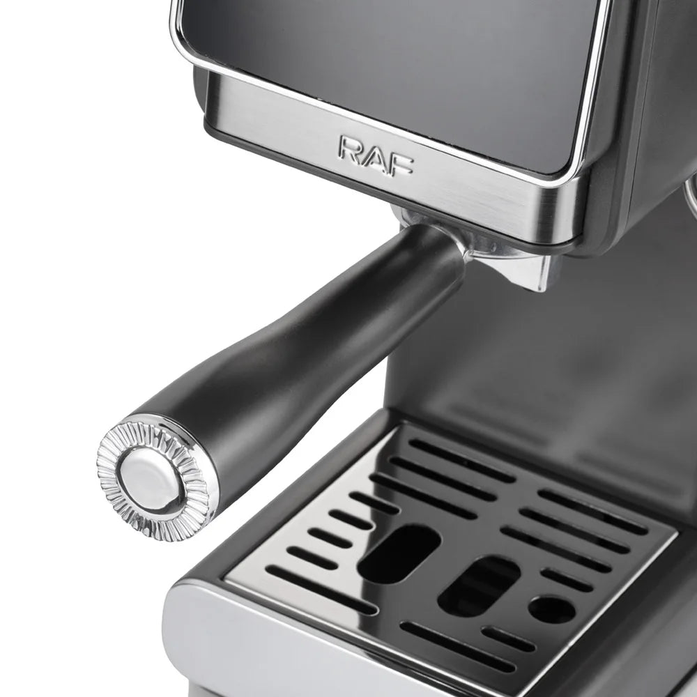 Máquina de café expresso para uso doméstico, extração de alta pressão, máquina de café com espuma de leite a vapor