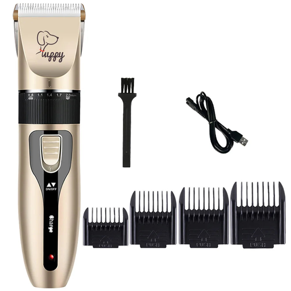 Máquina de Tosa Profissional para Cães, Gatos e Coelhos, Aparador de Pelos Sem Fio Recarregável para Animais de Estimação - Promoções