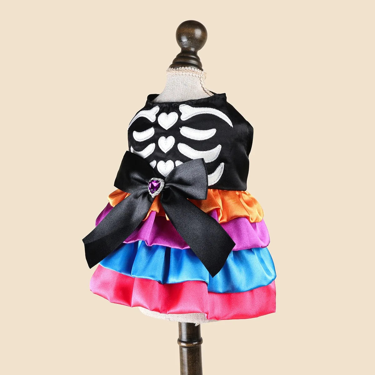 Fantasias de Halloween para Cães: Vestido Elegante para Pets com Saia Tutu – Colete para Cadelas de Outono/Inverno, para Poodles e Raças Pequenas, Gatos