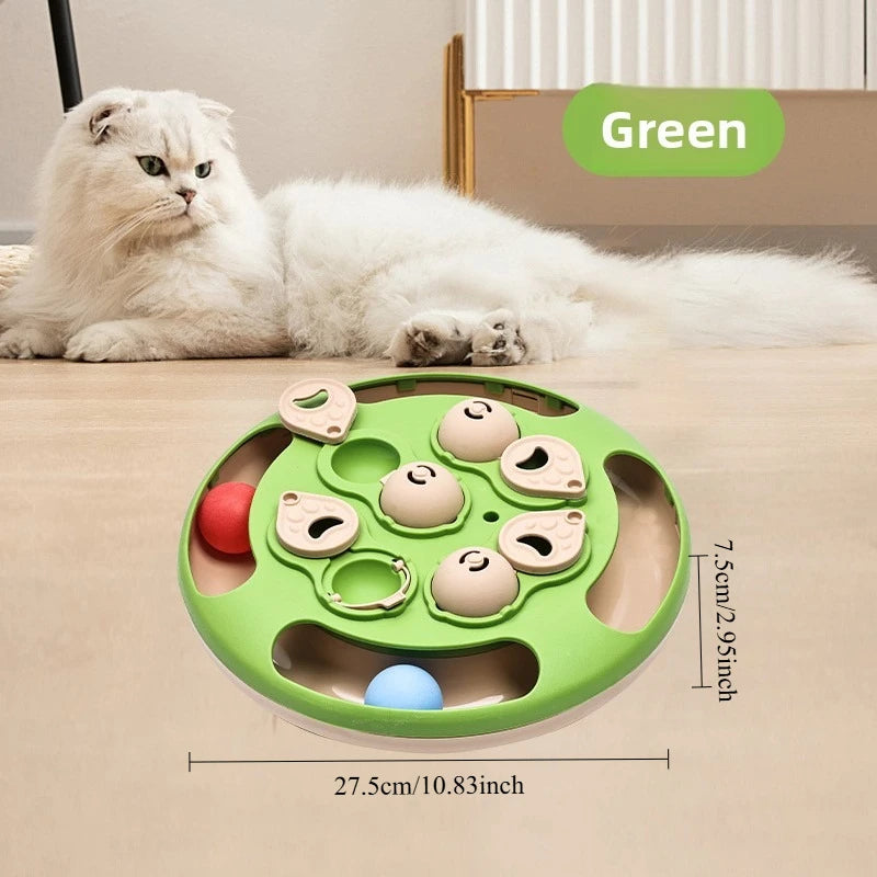 Brinquedo Labirinto Deslizante Multicamadas para Pets: Comedouro Lento, Tabuleiro de Busca de Alimentos, Anti-Engasgo