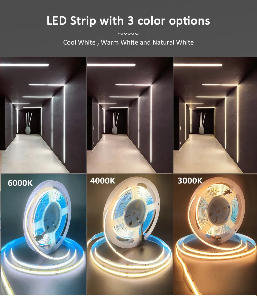 Cob ic cavalo corrida led luz de tira dc24v ws2811 água corrente fluindo fita lâmpada controle sem fio 5m 10m 20m iluminação linear cob