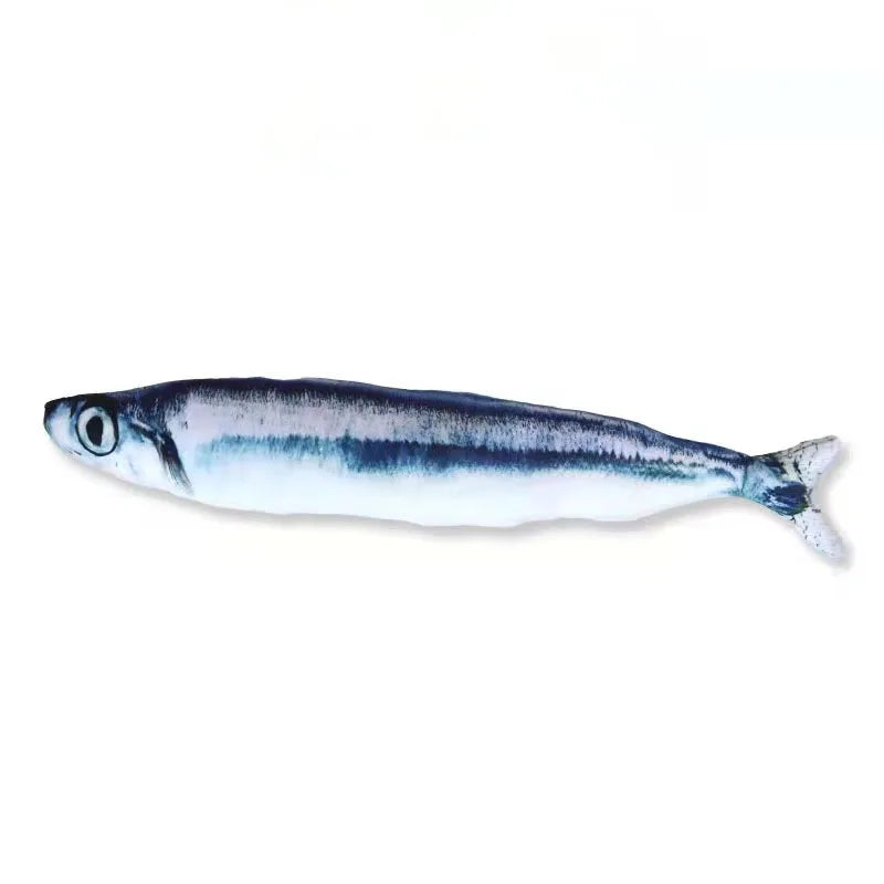 20cm gato favor peixe brinquedo de pelúcia travesseiro simulação peixe gato brinquedo animal de estimação treinamento interativo mastigar brinquedo suprimentos para animais de estimação