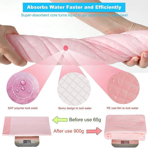 Fralda para animais de estimação, 50 peças, 60*90cm, 60*60cm, fraldas descartáveis para treinamento de cachorros, almofadas de xixi, superfície de secagem rápida, almofada limpa, fornecimento de cachorro