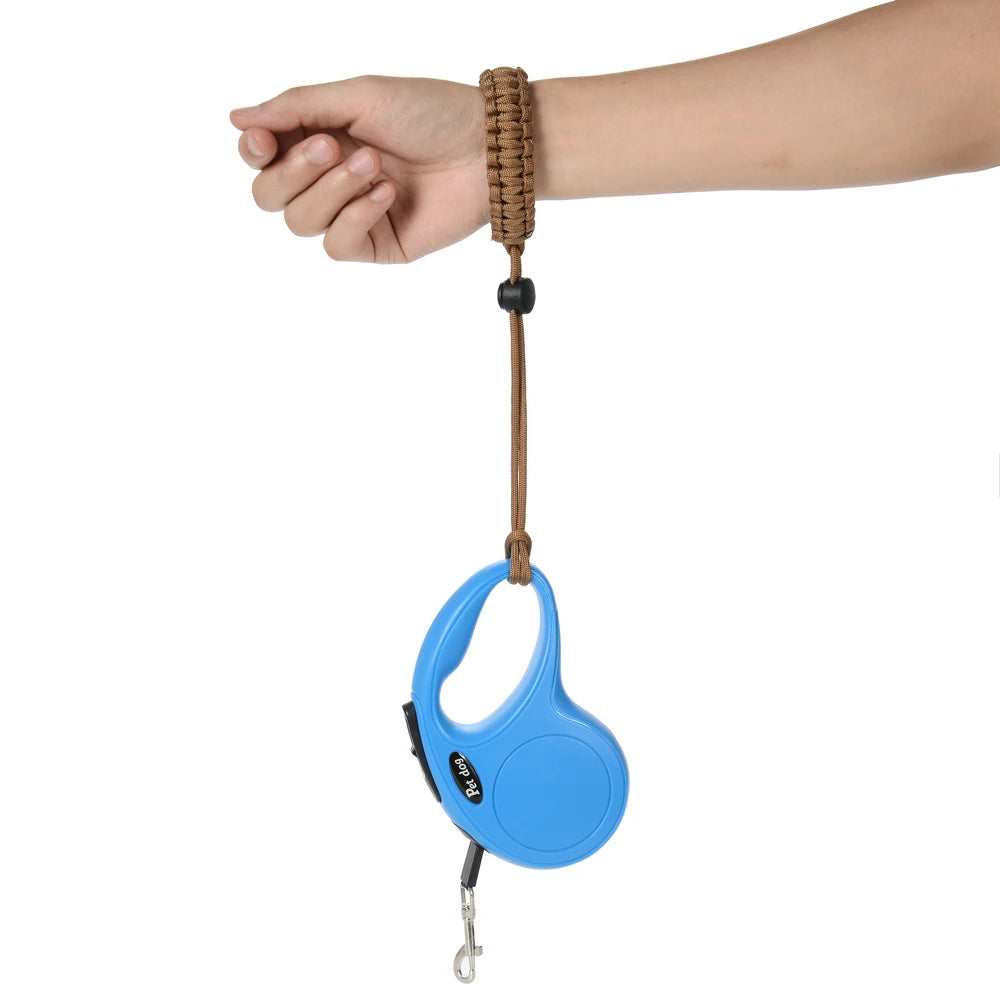 Trela de cachorro mão livre anti-queda pulseira ajustável para filhote de cachorro retrátil corda de tração chihuahua yorkie acessórios
