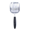 Colher grande da areia do gato do metal, Peneira Kitty com pá profunda, Punho ergonômico, Feito de alumínio sólido resistente
