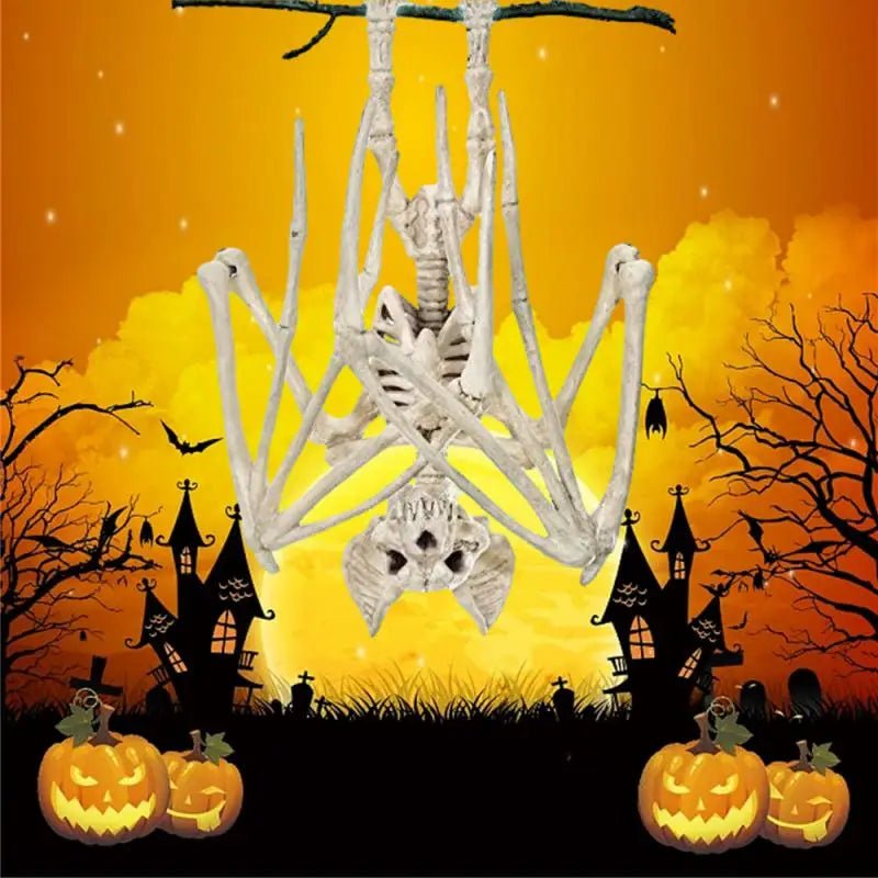 Halloween horror morcegos esqueleto mouse escorpião lagarto bonez esqueleto modelo festival decoração festa assustador decoração de festa de halloween - Kasa & Pet