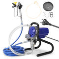 Pulverizador Airless de Alta Pressão 30MPa 750W, Máquina de Pulverização de Tinta Látex Multiuso com Manômetro, Ferramenta Elétrica de Pulverização