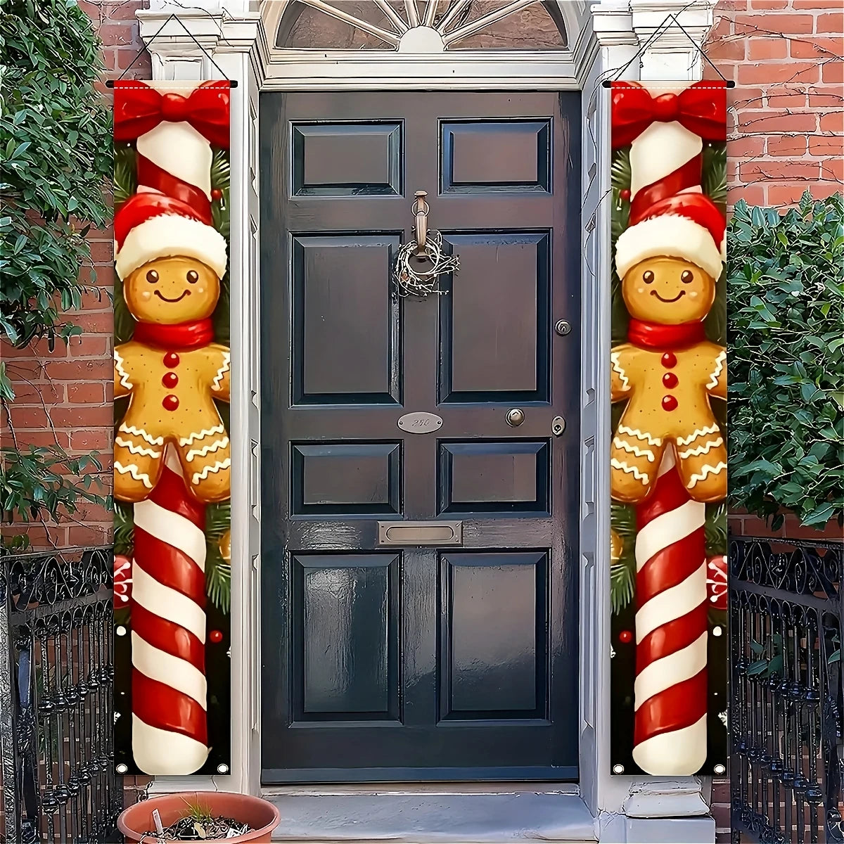 Natal pendurado porta banner feliz natal decoração para casa 2025 natal porta decoração navidad notal noel ornamento ano novo 2026