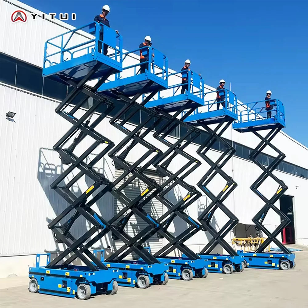 Plataforma Elevatória Elétrica de Alta Estabilidade com Certificação CE, Elevador Hidráulico Tipo Tesoura com Velocidade de Elevação Personalizada para Equipamentos de Oficina
