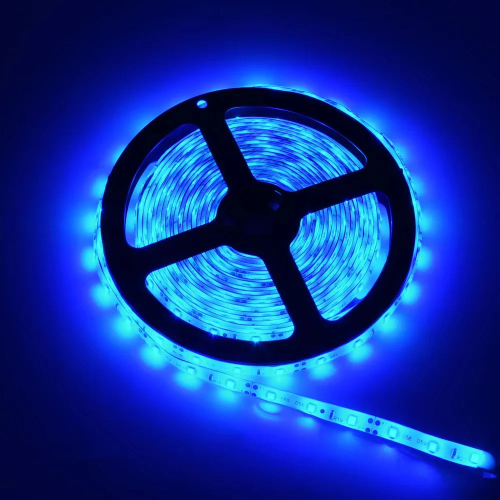 Fita de LED Flexível DC 12V 5m SMD 2835 300 LEDs, Guirlanda de Natal, Fita de Diodo, Pacote com 1 Unidade Kasa & Pet
