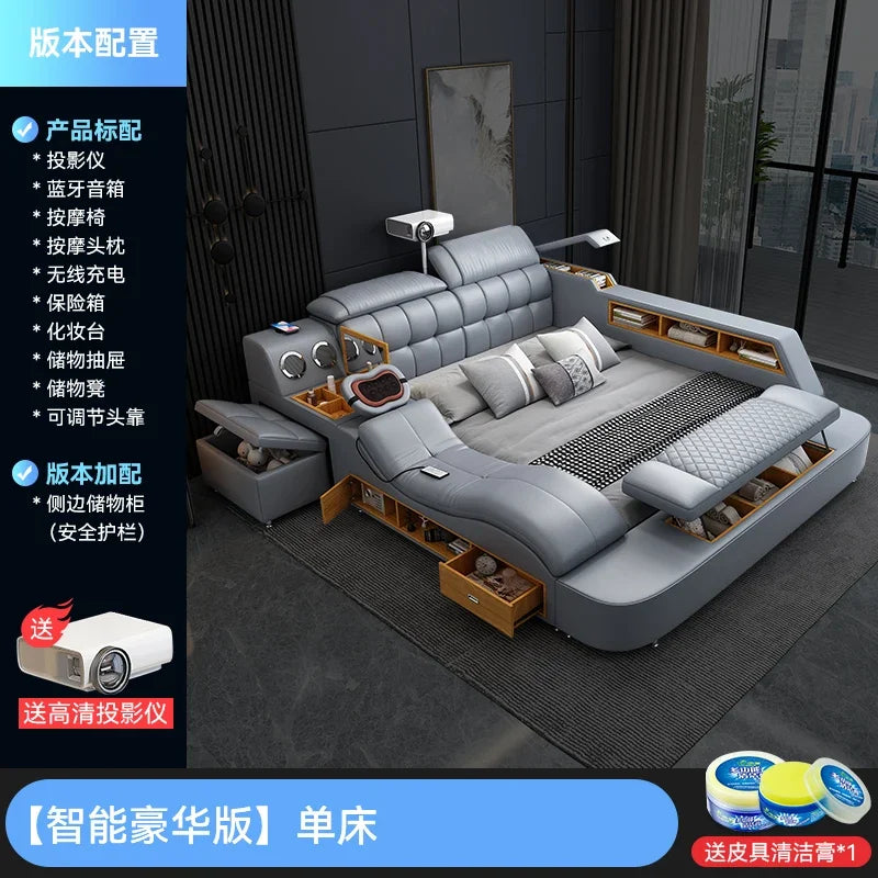 Frame Upholstered Bed Handles Unique Double Modern Children Bed Luxury Sleeping Muebles Para El Hogar Bedroom Decoration