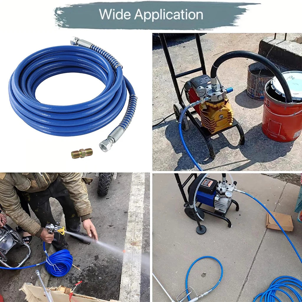 Mangueira de Pulverização Airless de Alta Pressão 5000psi com Bico e Pistola Pulverizadora para Limpeza Doméstica