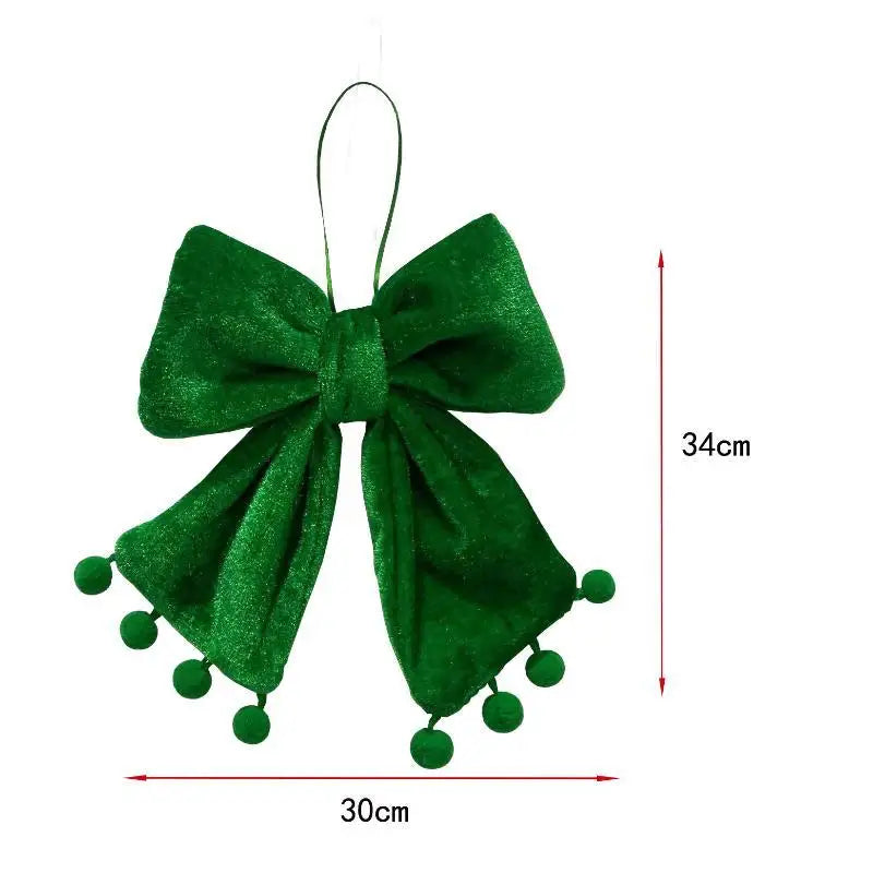 Laço Decorativo Minimalista para Árvore de Natal: Decoração para Festas, Janelas e Portas