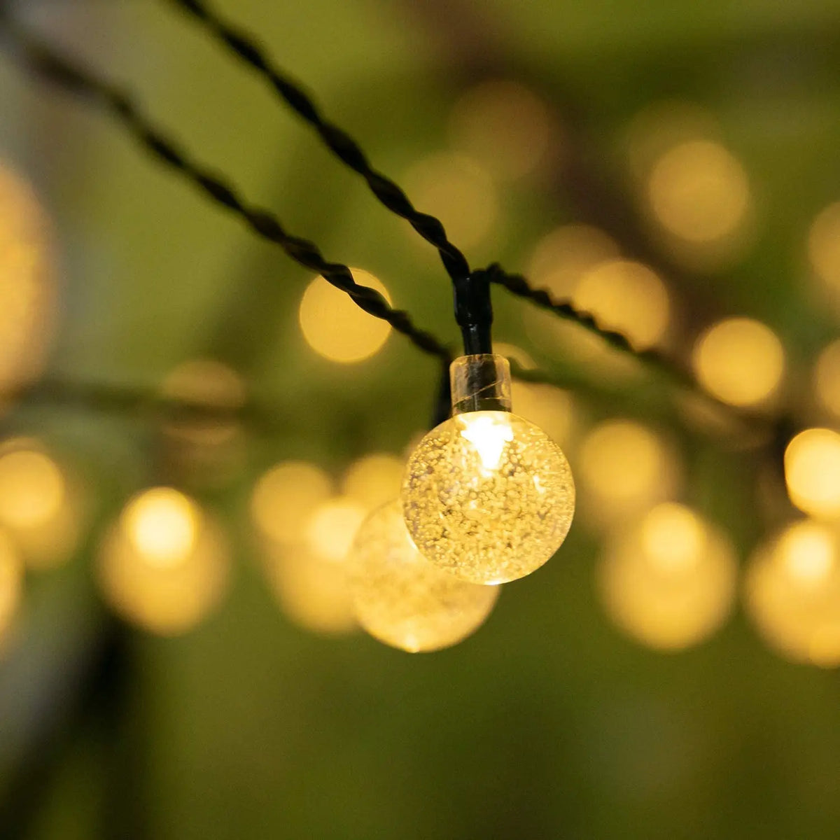 Impermeável Solar String Lights, 200 LED, Crystal Globe, Festão, Fada Luz, Jardim, Natal, Decoração ao ar livre