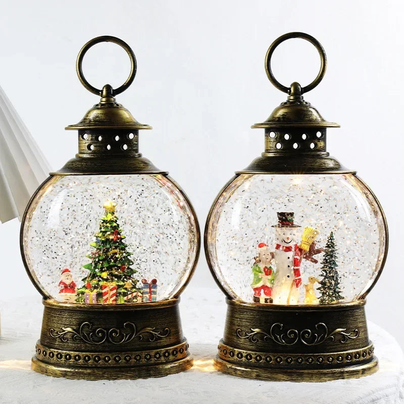 Luzes De Vento Caixas De Música, Bolas De Cristal, Árvore De Papai Noel, Enfeites, Presentes De Natal, Decorações De Carnaval, Vento