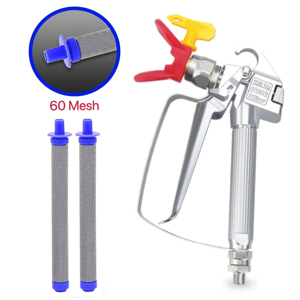 Filtro mal ventilado da arma de pulverização 60 malha, compatível com Sg10, Sg20, Sg Pro, Sg2, Sg3, pacote de 10, filtros de substituição de alto desempenho