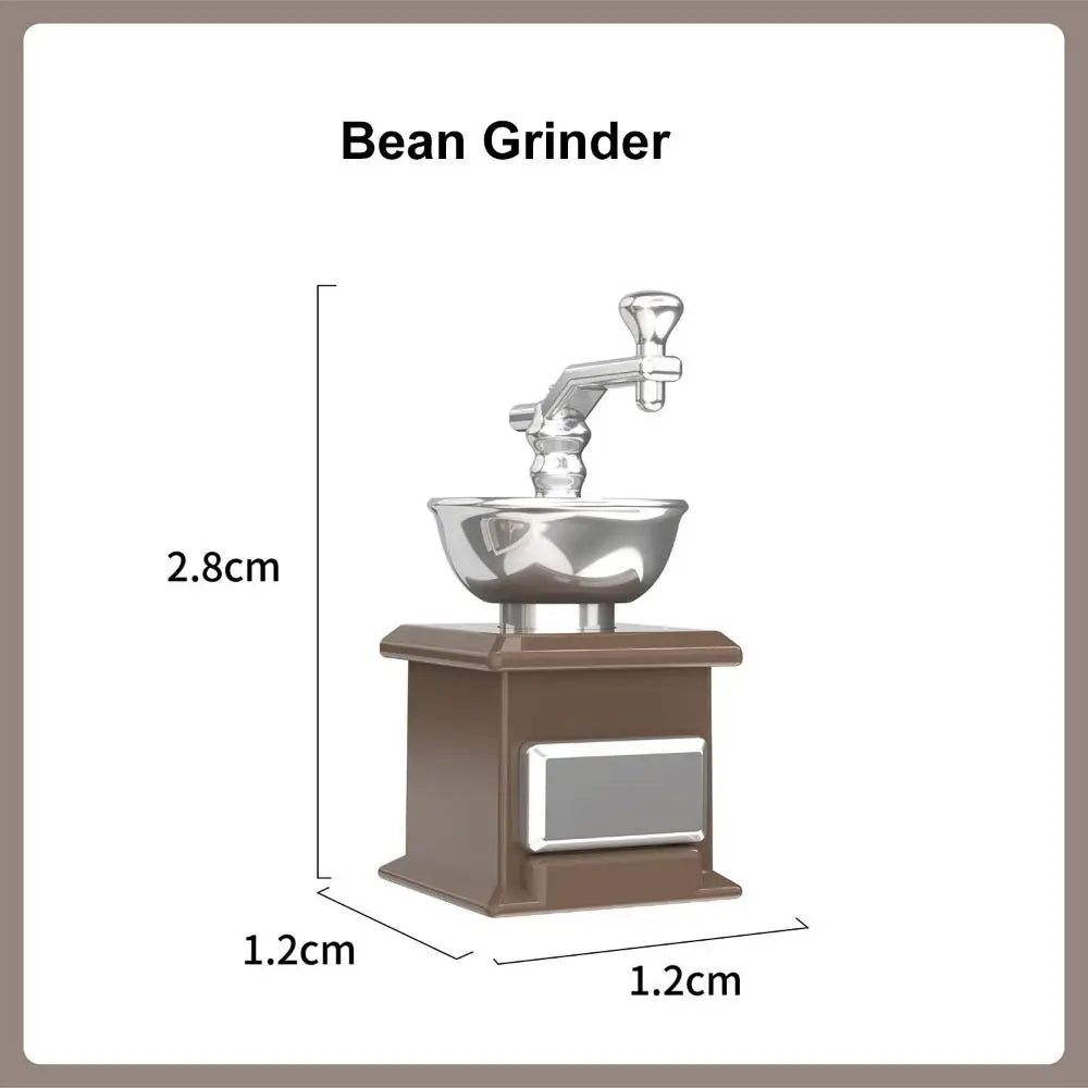 Lifelike Coffee Maker Modelo, Acessórios Para Móveis Em Miniatura, Adereços De Tiro, Casa Boneca, DIY Supermercado Ornamentos