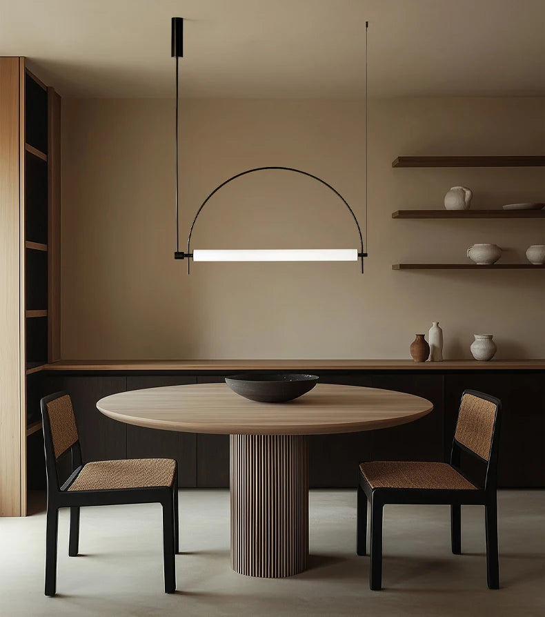 Sala de estar minimalista luz pingente moderno designer arte lâmpada led quarto estudo sala jantar balcão barra minimalista luz interior