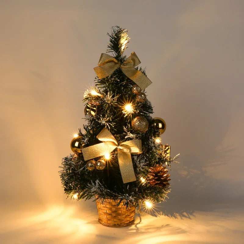 Decorações de árvore de natal crianças diy artesanato casa quarto festa 20/30/40cm árvore de natal artificial 2023 presente de ano novo