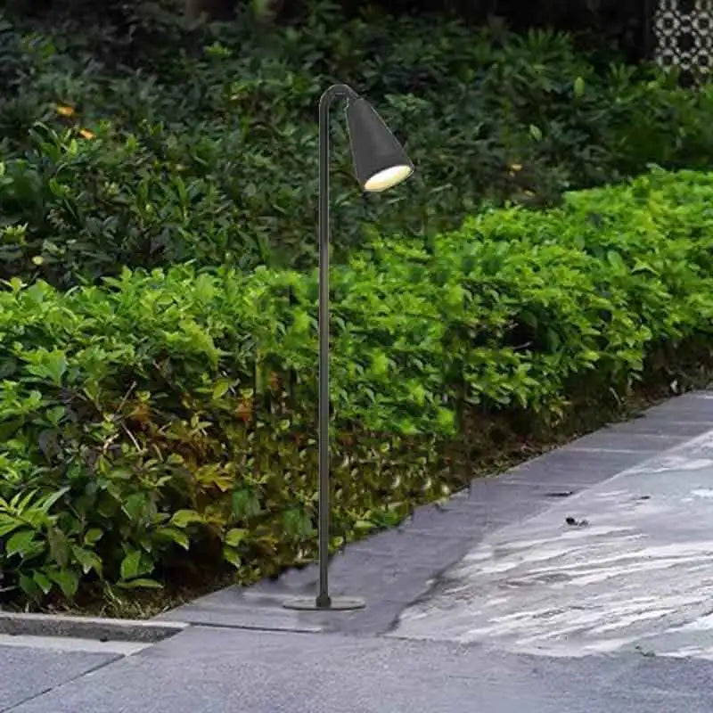 Gramado impermeável ao ar livre simplificado moderno reed lâmpada pátio paisagem gramado conectado à lâmpada elétrica plug in