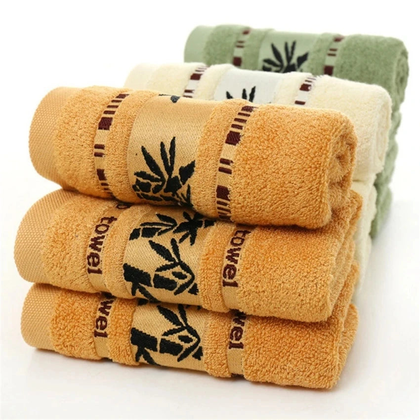 Conjuntos De Toalhas De Fibra De Bambu Para Adultos, Absorvente Grosso, Toalhas De Banheiro De Luxo, Toalha De Rosto, Casa, Conjunto De 1, 4, 6