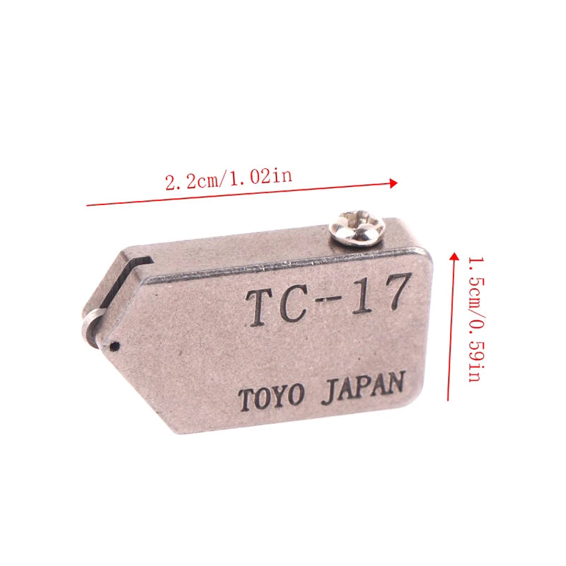 Cabeça de cortador de telha de vidro de substituição TC-17 TOYO Cabeça de cortador de telha de corte reto de vidro