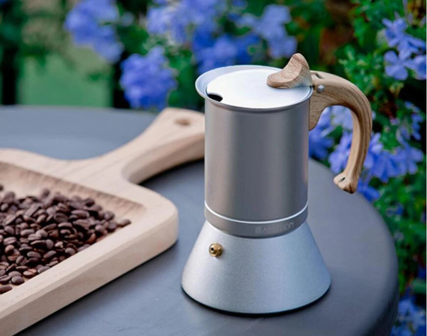 Justinlau 150ml/300ml cafeteira moka pot café percolador máquina de extração de café expresso pote de cerveja para indução casa/café