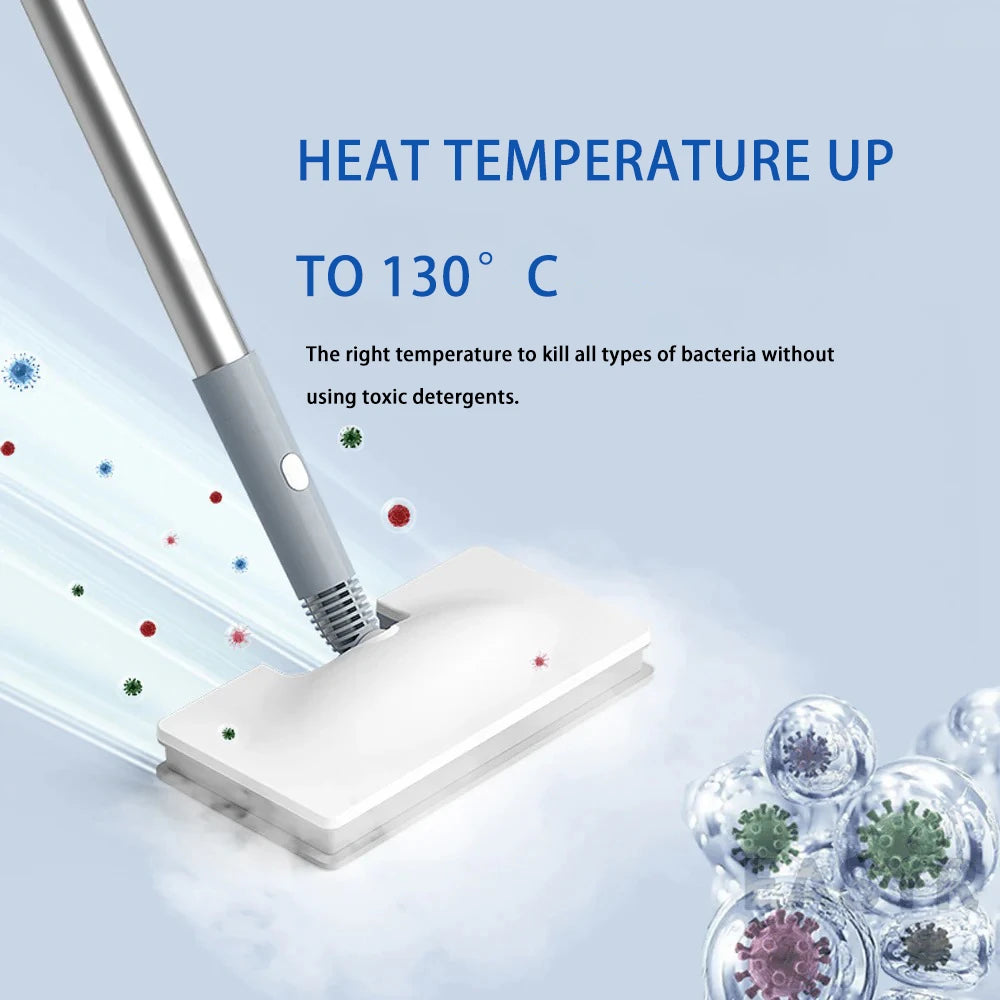 Limpador de esfregão a vapor para casa, limpador a vapor de alta temperatura, ar condicionado, máquina de limpeza de cozinha, esfregão a vapor para todos os pisos