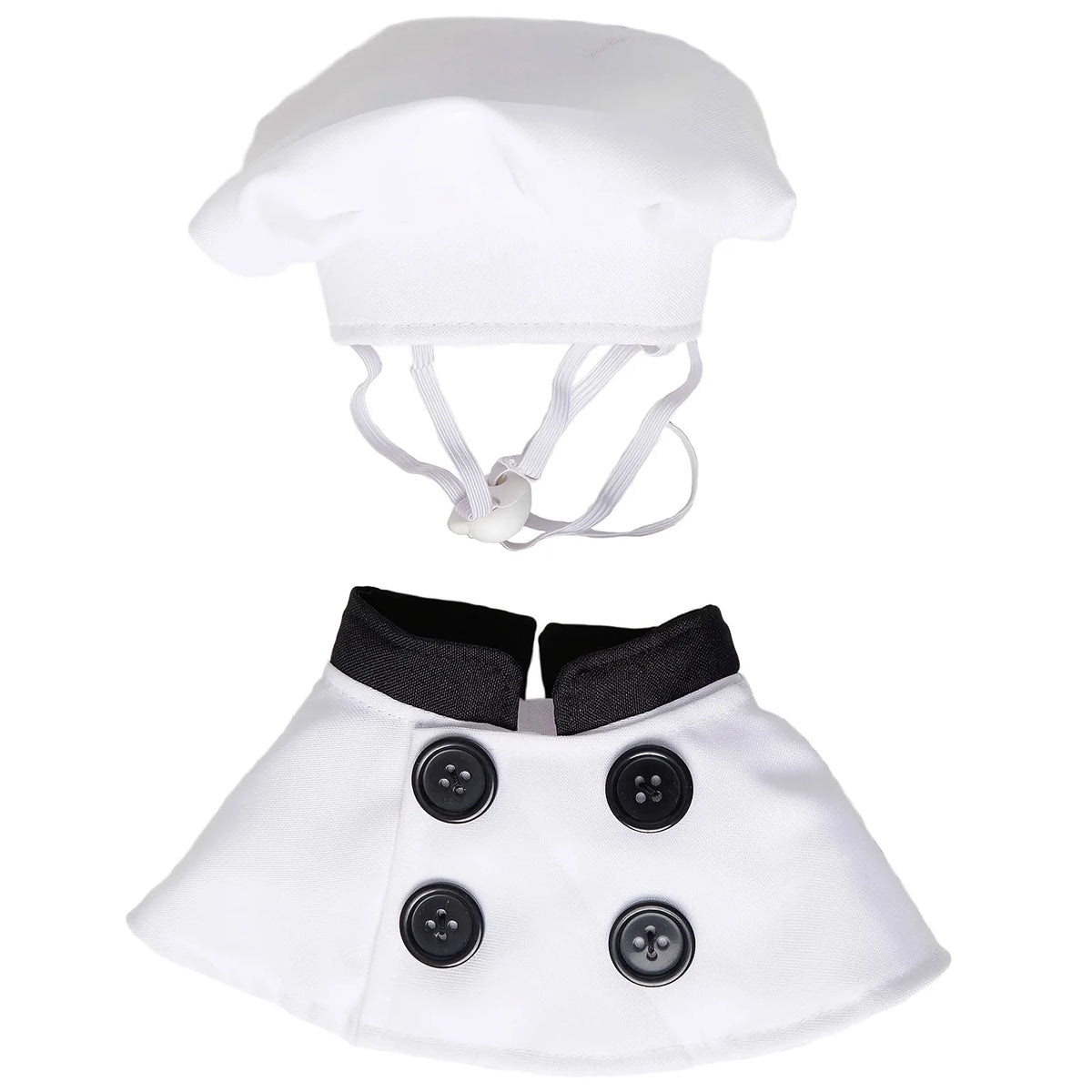 Conjunto de Fantasia para Animais de Estimação Top Chef com 2 Peças, Chapéu e Avental, Roupas Engraçadas e Fofas para Gatos e Cães, Fantasia de Chef para Cães em Feriados, Roupas com Tema de Restaurante