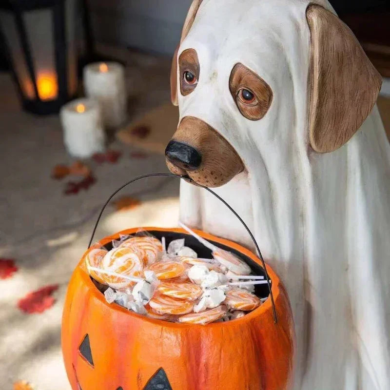 Decorações Criativas de Cães Elfos para o Halloween, Decorações para Festas, Ornamentos Artísticos para Casa, Acessórios Decorativos Divertidos