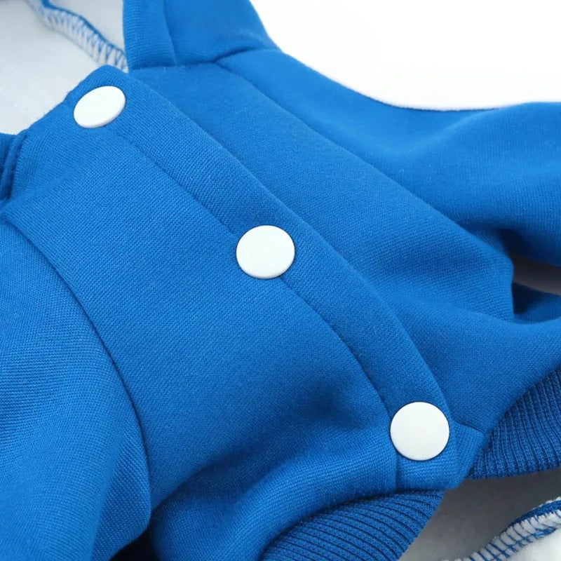 Primavera roupas para cães de estimação macacão para animais de estimação filhote de cachorro gato roupas para cão casaco grosso animais de estimação cães roupas chihuahua york