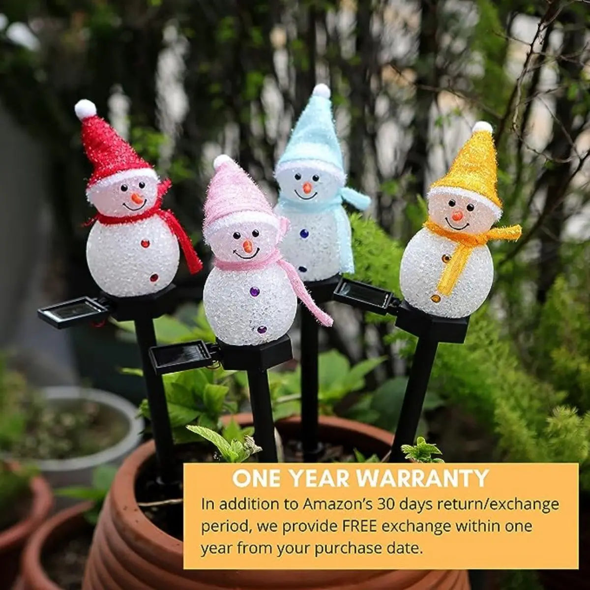 Boneco de neve de natal luz solar gramado jardim luz pátio ao ar livre paisagem chão plug-in luz decorativa