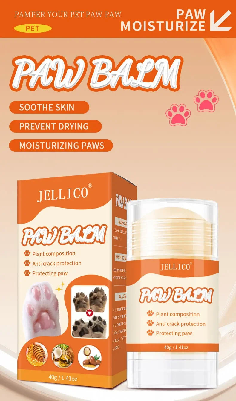 Creme para Cuidado das Patas de Animais de Estimação, Hidrata e Amacia as Solas das Patas, Previne a Pele Seca, Creme de Proteção Nutritiva Diária, Suprimentos para Patas de Animais