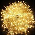 Luzes de corda LED ao ar livre para decoração de férias, luzes de Natal, guirlanda de casamento, 220V, UE, 20m, 10m