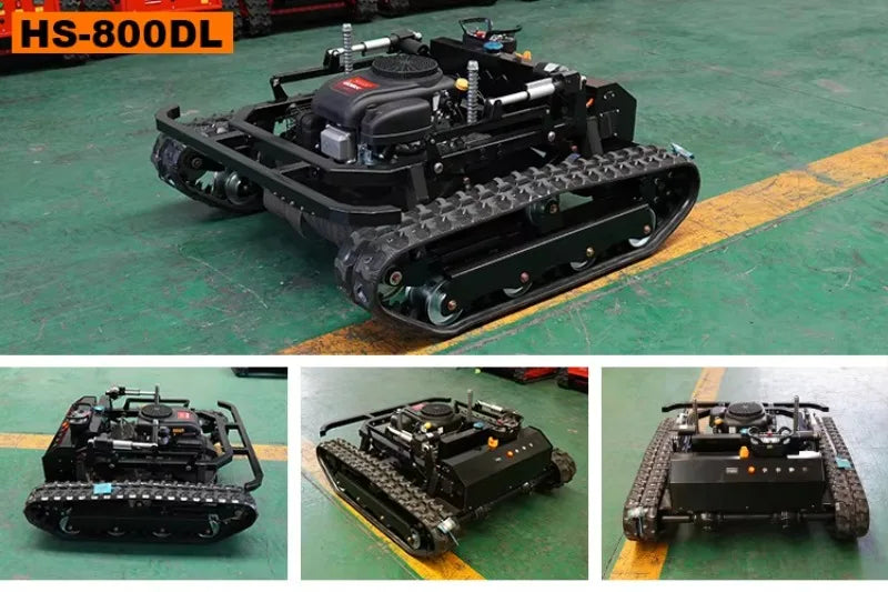 Cortador de Grama Elétrico Robótico de Esteira para Uso Doméstico, Personalizado, com Lâminas de 800mm, 1000mm, 1200mm, para Cortar Grama