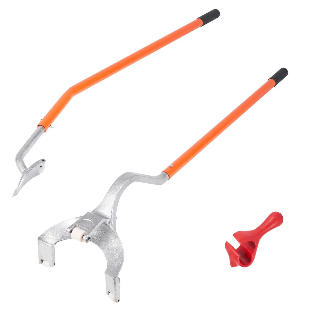 "Tire Mount/Demount Tool (22.5" & 24.5")-Manual Steel Changer with Extra Bead Holder & Tubeless Capabilities"