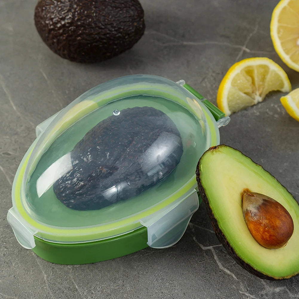Suporte de proteção de abacate reutilizável caixa de armazenamento de abacate recipiente de armazenamento de abacate para alimentos frescos