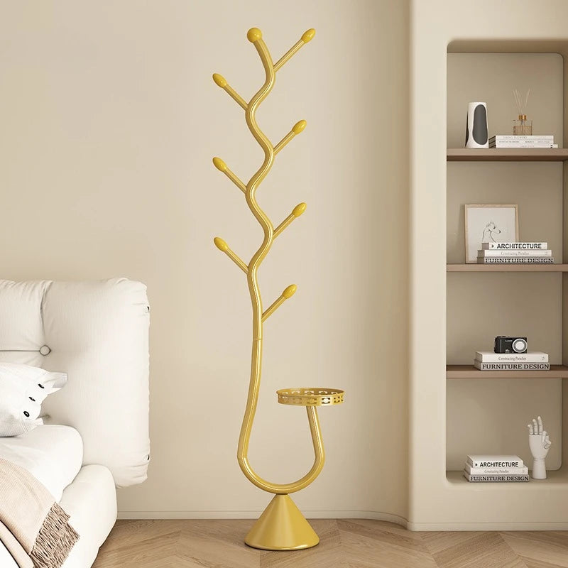Cabide removível para sala de estar, rack de secagem de pólo único doméstico, suporte para bolsa suspensa de ramo de quarto, cabide suspenso de ardósia francesa