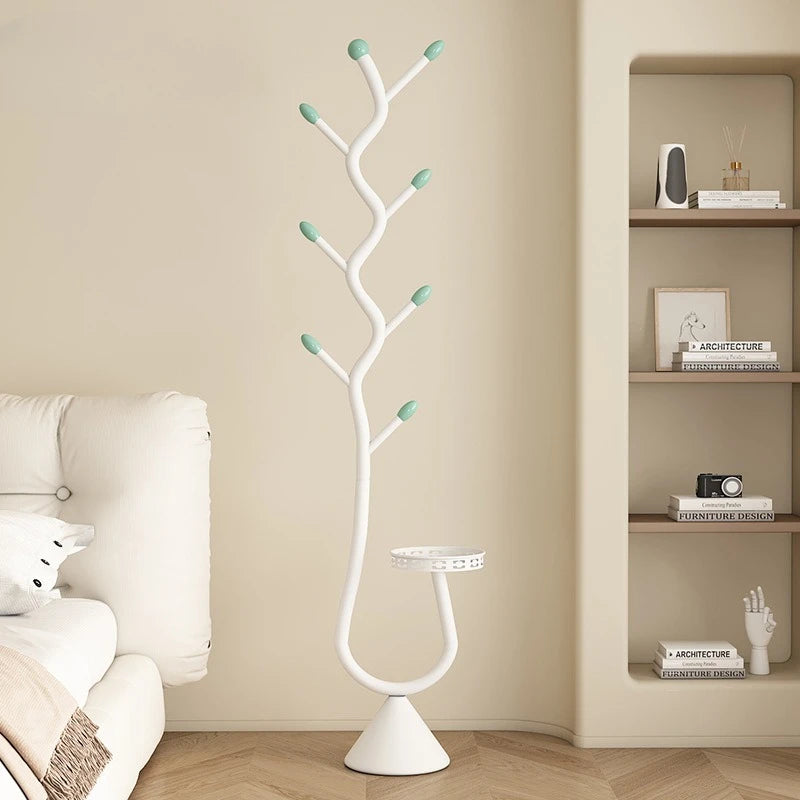 Cabide removível para sala de estar, rack de secagem de pólo único doméstico, suporte para bolsa suspensa de ramo de quarto, cabide suspenso de ardósia francesa