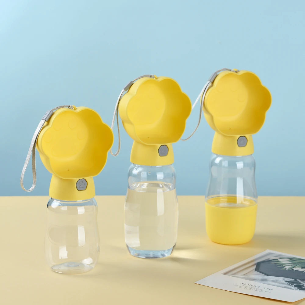 Garrafa de água de cachorro grande para cães pequenos, portátil, para viagem, para animais de estimação, para beber, para alimentos e água, para filhotes de gato