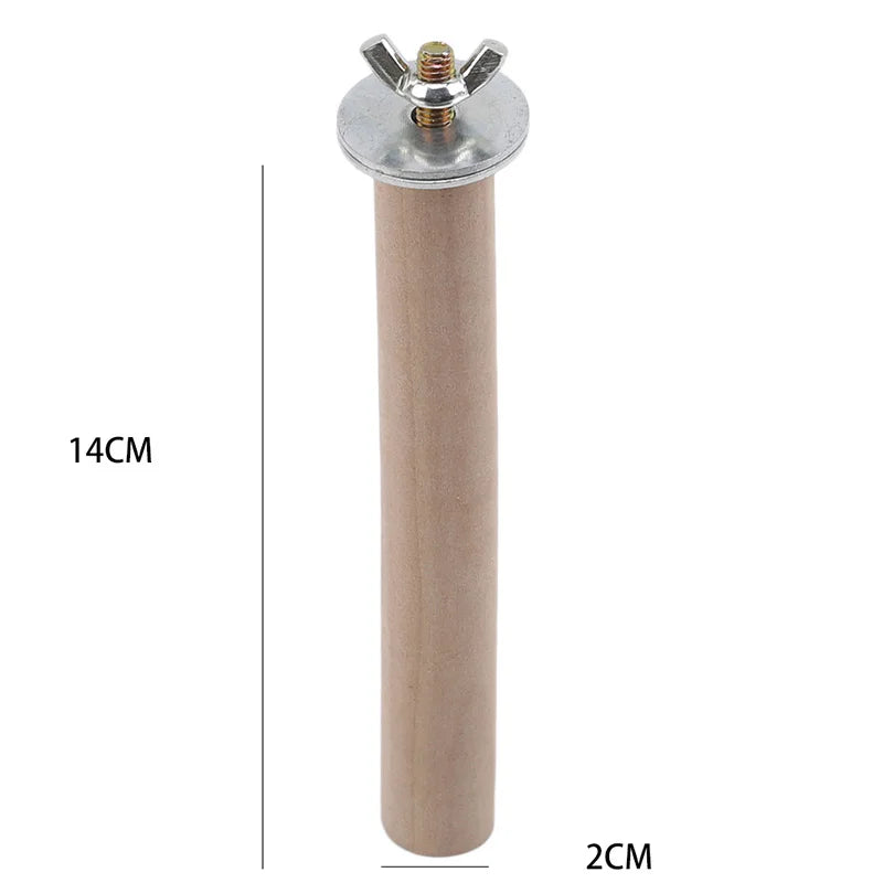 Papagaio animal de estimação cru pé vara de madeira pendurado suporte rack brinquedo sticksstand periquito ramo poleiros para gaiola de pássaros barra suprimentos para animais de estimação Kasa & Pet