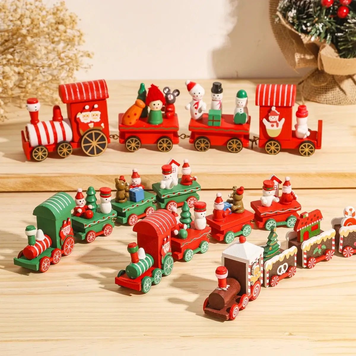 Trem de Natal, Decorações de Natal para Casa 2026, Enfeite de Natal, Presentes de Natal, Presentes de Ano Novo 2026