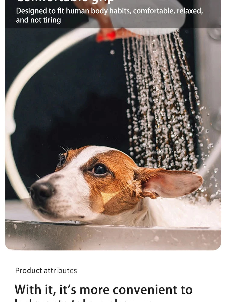 Aspersor de torneira multifuncional-extensor de cabeça de chuveiro com filtro de drenagem e mangueira, ferramenta de limpeza de pia para banheiro, suporte de banho para animais de estimação